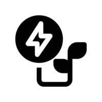 wireless energy icon. glyph icon for your website, mobile, presentation, and logo design. vector