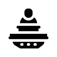 hoverboard icon. glyph icon for your website, mobile, presentation, and logo design. vector
