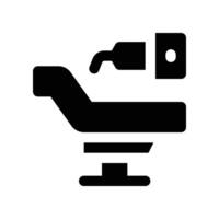 robotic surgery icon. glyph icon for your website, mobile, presentation, and logo design. vector