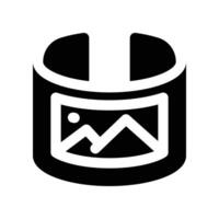 panoramic view icon. glyph icon for your website, mobile, presentation, and logo design. vector