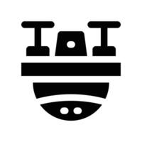 drone icon. glyph icon for your website, mobile, presentation, and logo design. vector