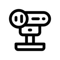 motion sensor icon. line icon for your website, mobile, presentation, and logo design. vector