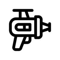 blaster icon. line icon for your website, mobile, presentation, and logo design. vector