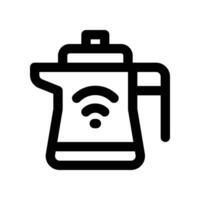 kettle icon. line icon for your website, mobile, presentation, and logo design. vector