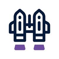jet pack icon. dual tone icon for your website, mobile, presentation, and logo design. vector