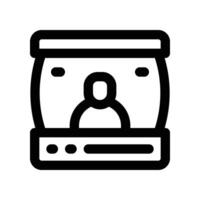teleport icon. line icon for your website, mobile, presentation, and logo design. vector