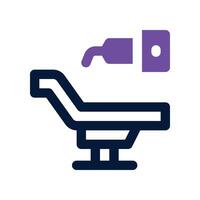 robotic surgery icon. dual tone icon for your website, mobile, presentation, and logo design. vector