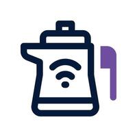 kettle icon. dual tone icon for your website, mobile, presentation, and logo design. vector