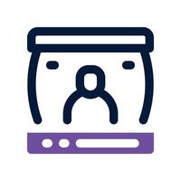 teleport icon. dual tone icon for your website, mobile, presentation, and logo design. vector