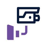 cctv icon. dual tone icon for your website, mobile, presentation, and logo design. vector