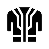 lab coat icon. glyph icon for your website, mobile, presentation, and logo design. vector