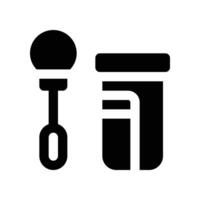 cotton swab icon. glyph icon for your website, mobile, presentation, and logo design. vector