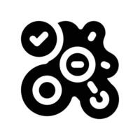 amoeba icon. glyph icon for your website, mobile, presentation, and logo design. vector