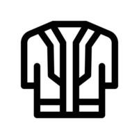 lab coat icon. line icon for your website, mobile, presentation, and logo design. vector