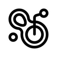 mitosis icon. line icon for your website, mobile, presentation, and logo design. vector