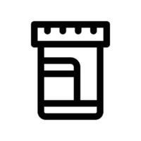 lab sample icon. line icon for your website, mobile, presentation, and logo design. vector