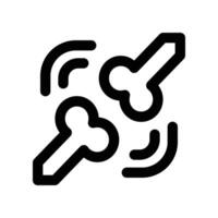 bones icon. line icon for your website, mobile, presentation, and logo design. vector