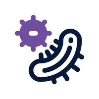 bacteria icon. dual tone icon for your website, mobile, presentation, and logo design. vector