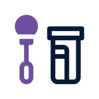 cotton swab icon. dual tone icon for your website, mobile, presentation, and logo design. vector