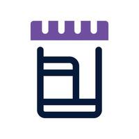 lab sample icon. dual tone icon for your website, mobile, presentation, and logo design. vector