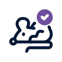 lab rat icon. dual tone icon for your website, mobile, presentation, and logo design. vector