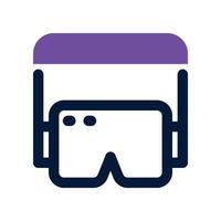 glasses icon. dual tone icon for your website, mobile, presentation, and logo design. vector