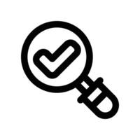 search icon. line icon for your website, mobile, presentation, and logo design. vector