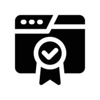 website icon. glyph icon for your website, mobile, presentation, and logo design. vector