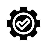 setting icon. glyph icon for your website, mobile, presentation, and logo design. vector