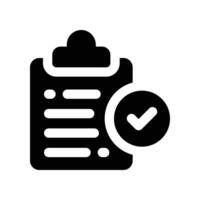 evaluation icon. glyph icon for your website, mobile, presentation, and logo design. vector