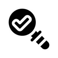 search icon. glyph icon for your website, mobile, presentation, and logo design. vector