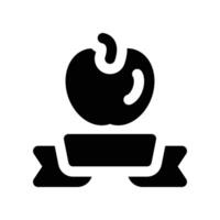 fruit icon. glyph icon for your website, mobile, presentation, and logo design. vector