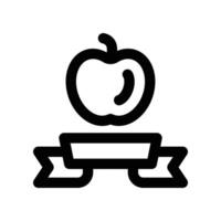 fruit icon. line icon for your website, mobile, presentation, and logo design. vector