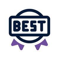 best icon. dual tone icon for your website, mobile, presentation, and logo design. vector