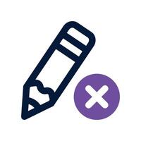 reject icon. dual tone icon for your website, mobile, presentation, and logo design. vector