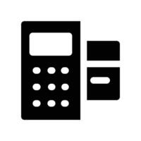 Pos Terminal icon. glyph icon for your website, mobile, presentation, and logo design. vector