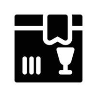 Delivery Box icon. glyph icon for your website, mobile, presentation, and logo design. vector