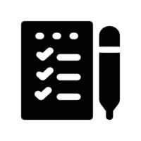 Shopping List icon. glyph icon for your website, mobile, presentation, and logo design. vector