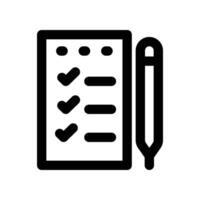 Shopping List icon. line icon for your website, mobile, presentation, and logo design. vector