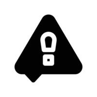 Problem icon. glyph icon for your website, mobile, presentation, and logo design. vector