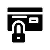 Secure Payment icon. glyph icon for your website, mobile, presentation, and logo design. vector