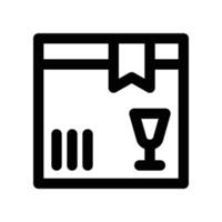 Delivery Box icon. line icon for your website, mobile, presentation, and logo design. vector