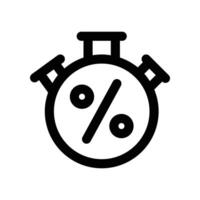 Stopwatch icon. line icon for your website, mobile, presentation, and logo design. vector