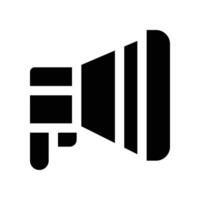 Megaphone icon. glyph icon for your website, mobile, presentation, and logo design. vector