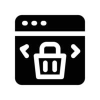 Layout icon. glyph icon for your website, mobile, presentation, and logo design. vector