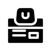 Payment icon. glyph icon for your website, mobile, presentation, and logo design. vector