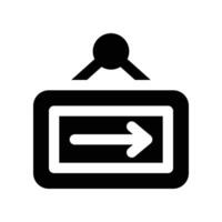Open icon. glyph icon for your website, mobile, presentation, and logo design. vector