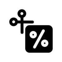 Coupon icon. glyph icon for your website, mobile, presentation, and logo design. vector