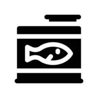 Tinned Food icon. glyph icon for your website, mobile, presentation, and logo design. vector