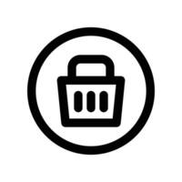 Buy icon. line icon for your website, mobile, presentation, and logo design. vector